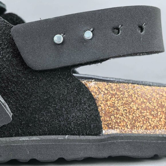 DIOR AND BIRKENSTOCK Tokyo mules in black nubuck leather main image 11